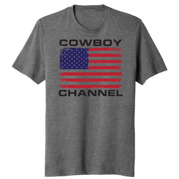 Cowboy Channel American Flag