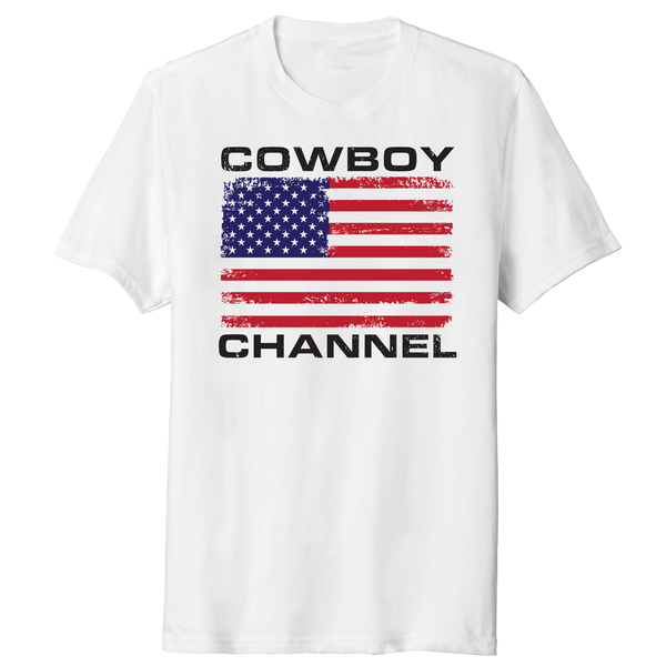 Cowboy Channel American Flag