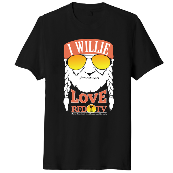 I Willie Love RFD-TV T-Shirt